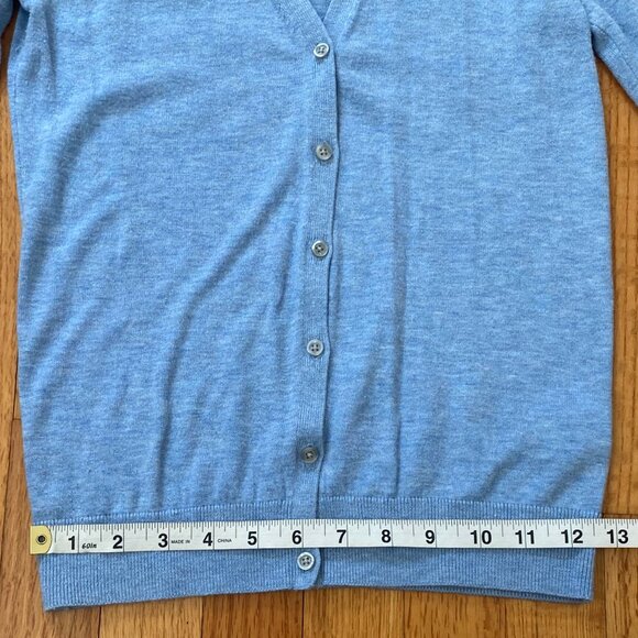 Old Navy V Neck Light Blue Cardigan - Picture 5 of 7